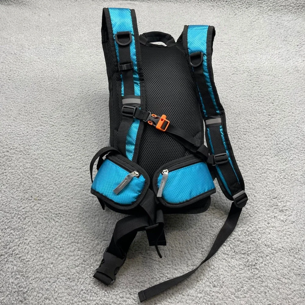 OlarHike Blue Insulated Hydration Backpack Bag w/ 2L Leak-Proof Water Bladder